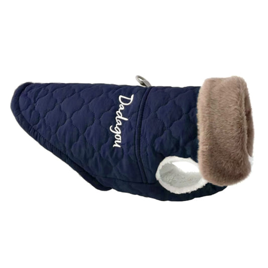 Waterproof Fur Collar Dog Jacket Winter