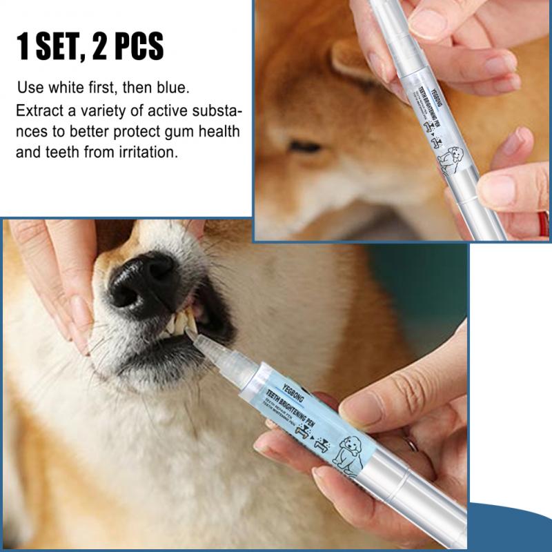 Pets Dog Teeth Cleaning Whitening Pen Teeth