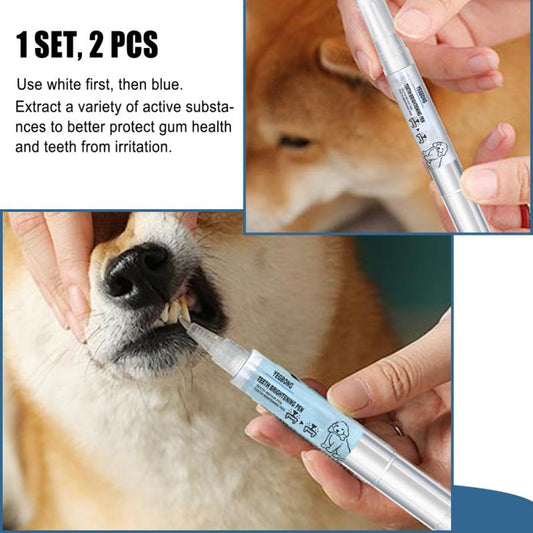Pets Dog Teeth Cleaning Whitening Pen Teeth