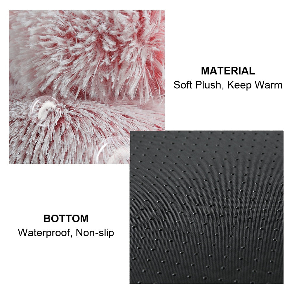 New Warm Dog/Cat Bed Round Long Plush