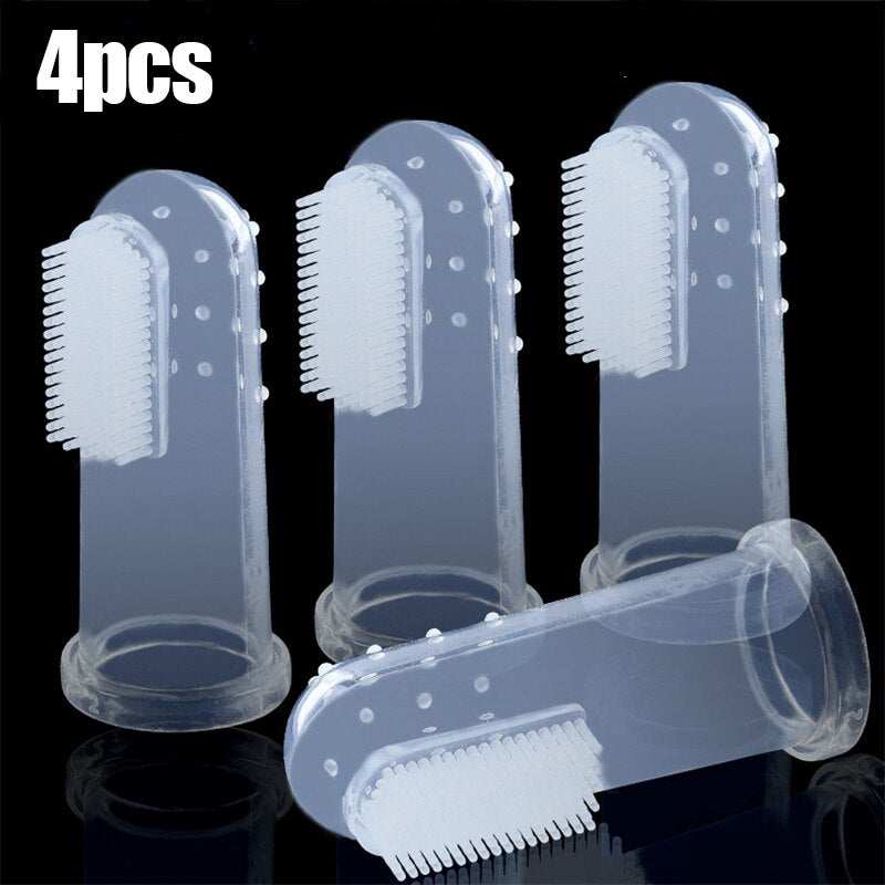 Super Soft Pet Finger Toothbrush 2pcs/4pcs