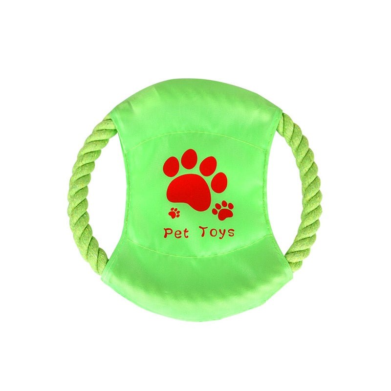 Pet Dog Toy Rope Double Knot Cotton Braided 1pc