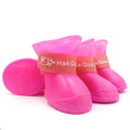 Pet rain shoes dog cat anti-slip rubber