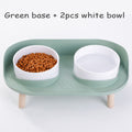 Food Feeders Pet Cat Double Bowls