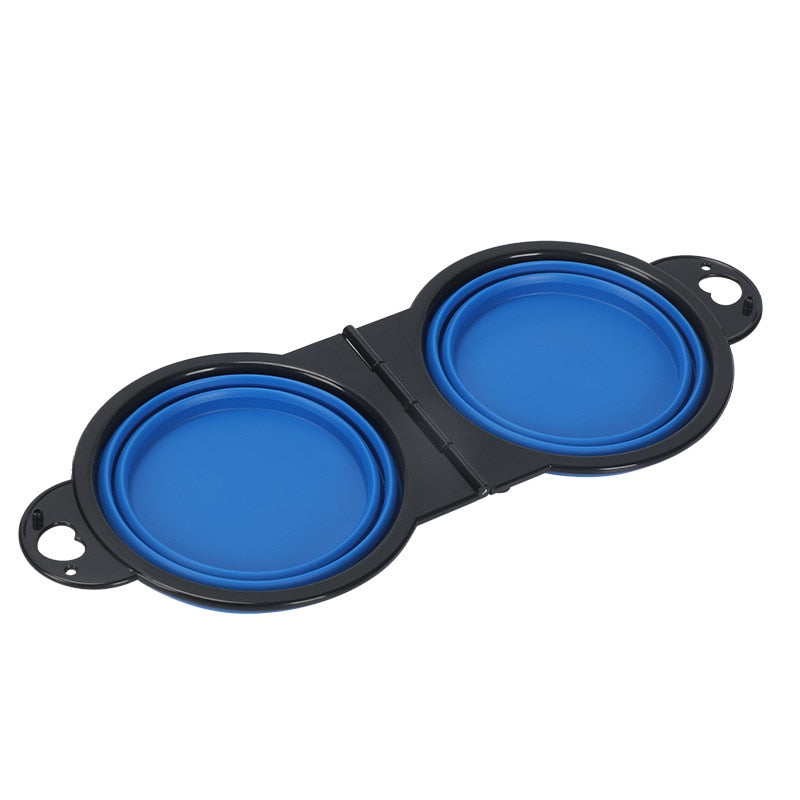 DUAL BOWL FEEDING PORTABLE