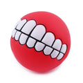 Pet Dog Puppy Ball Teeth Silicon Chew Toys Sound Novelty