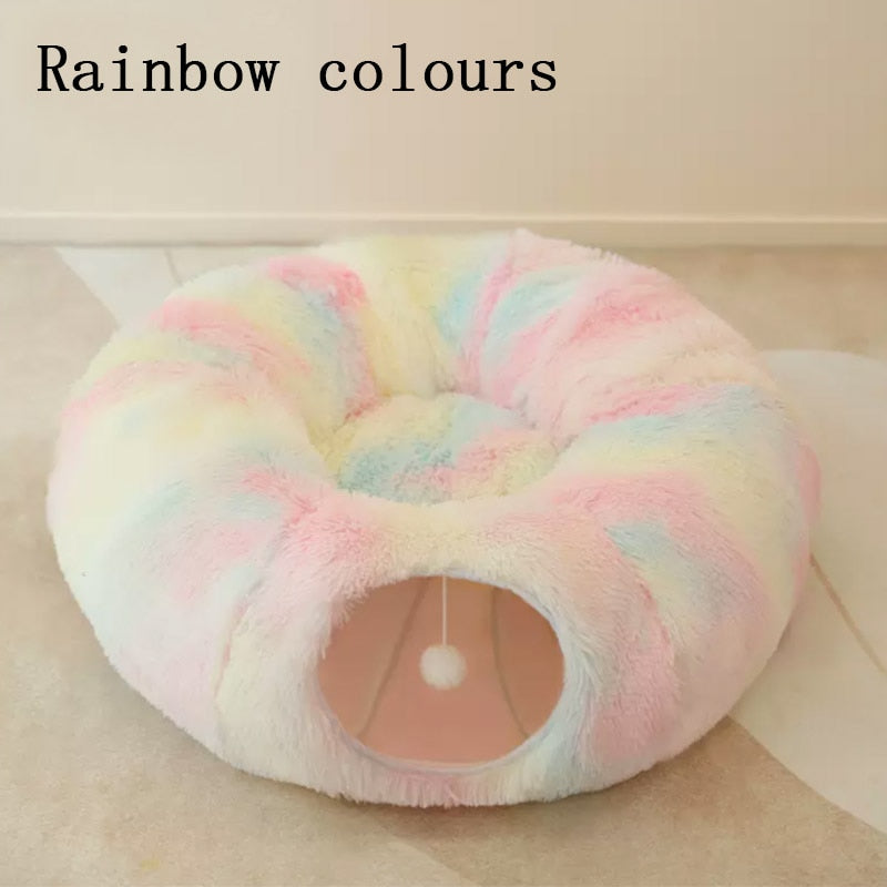 Round Cat Beds House 2 In 1