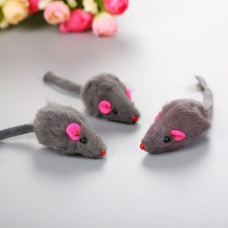 Creative cat toy clockwork spring power plush mouse