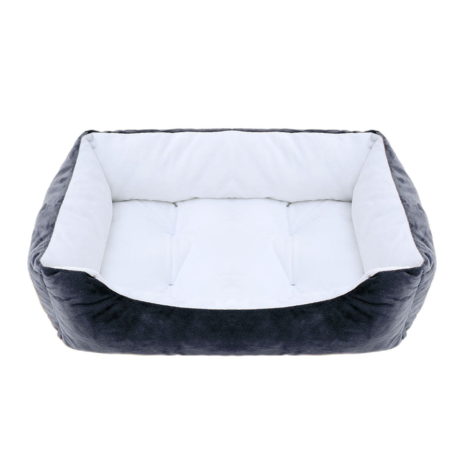 Beds for Dog and Cats Pet Square Plush Kennel