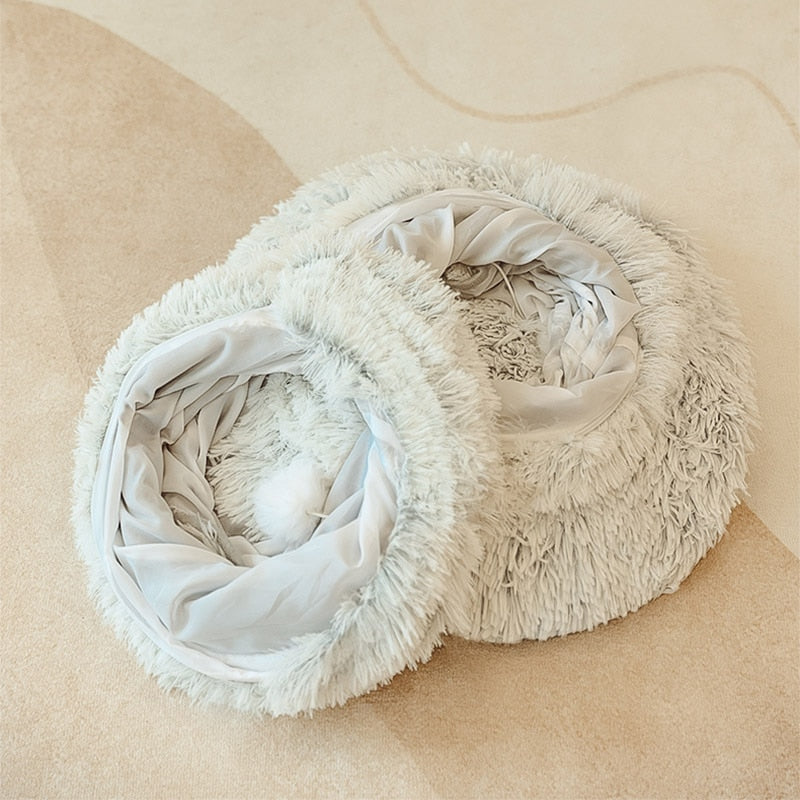 Round Cat Beds House 2 In 1