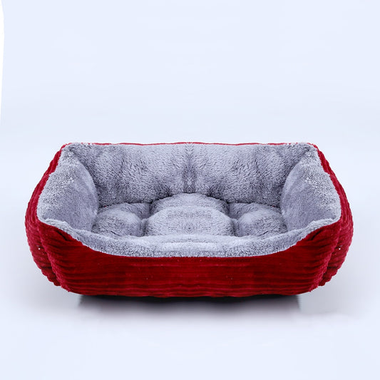 Beds for Dog and Cats Pet Square Plush Kennel