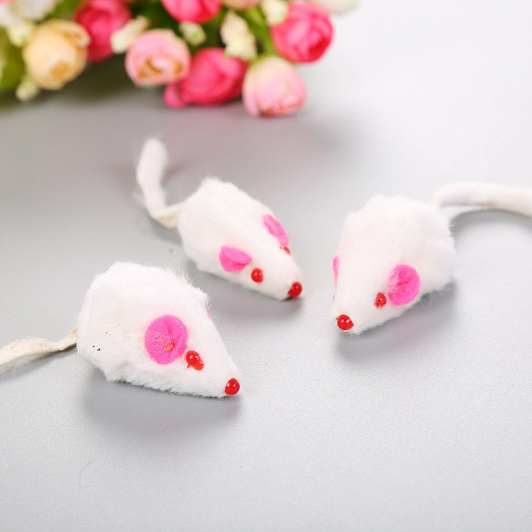 Creative cat toy clockwork spring power plush mouse