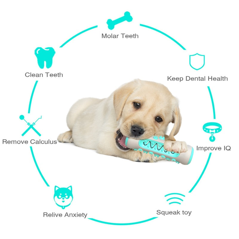 Dog molar toothbrush toys chew cleaning teeth