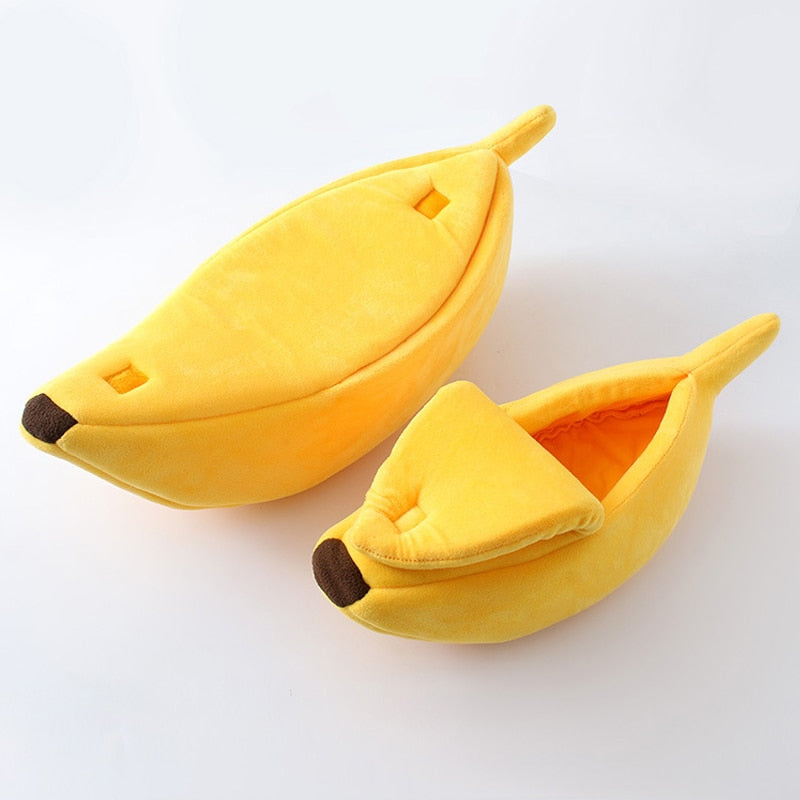 Banana cat/dog bed house funny cute cozy