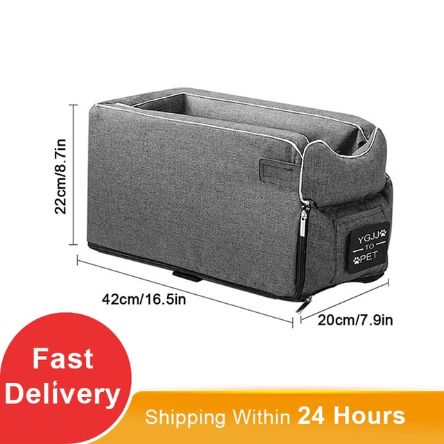 Portable Cat/Dog Bed for transport Central Control Car