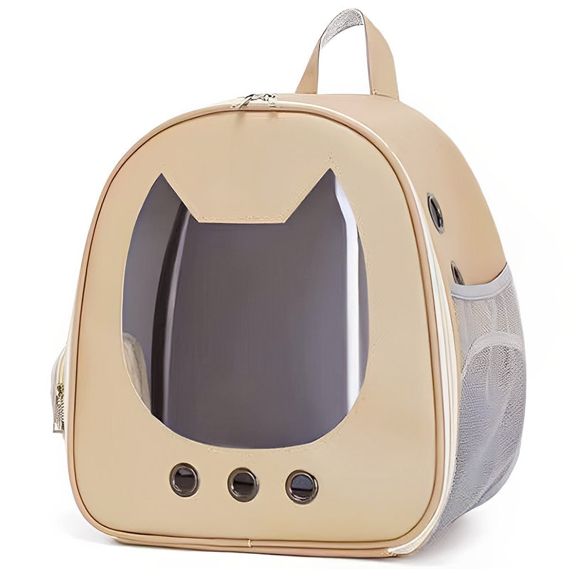 Cat carrier bag PU portable travel outdoor