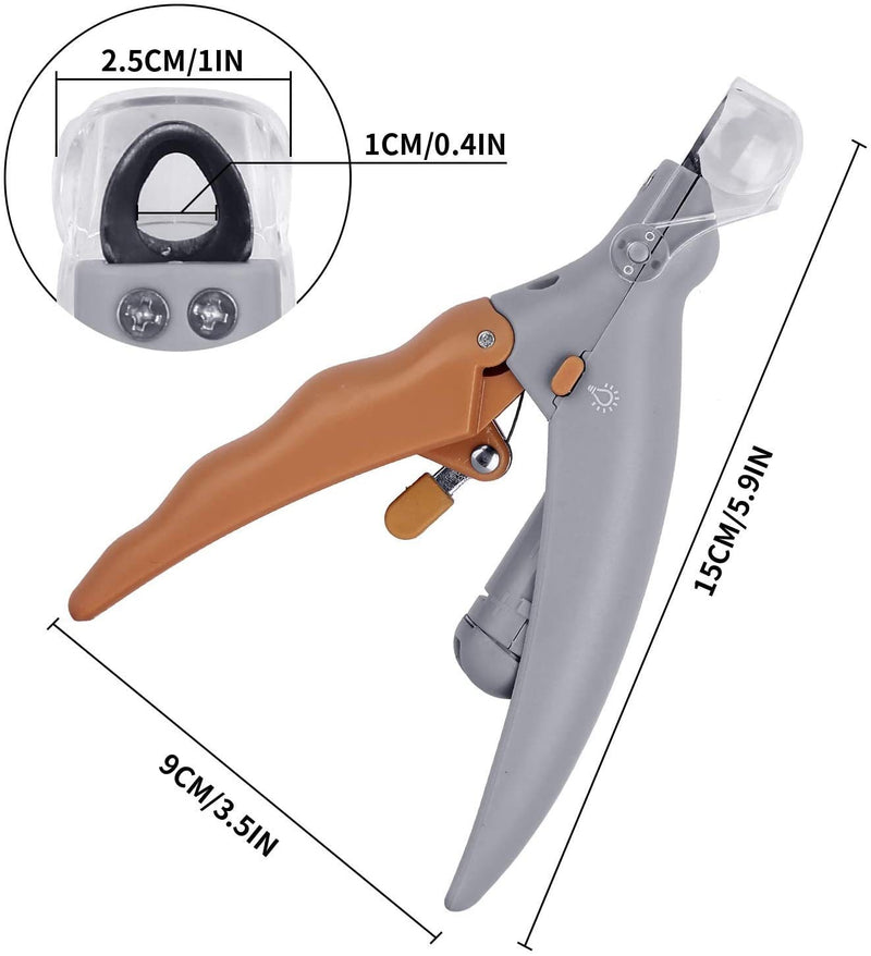 Professional Pet Nail Clipper with LED Light