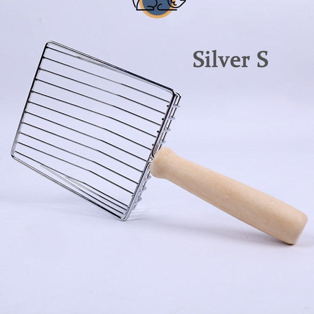 Cat litter shovel large stainless steel metal