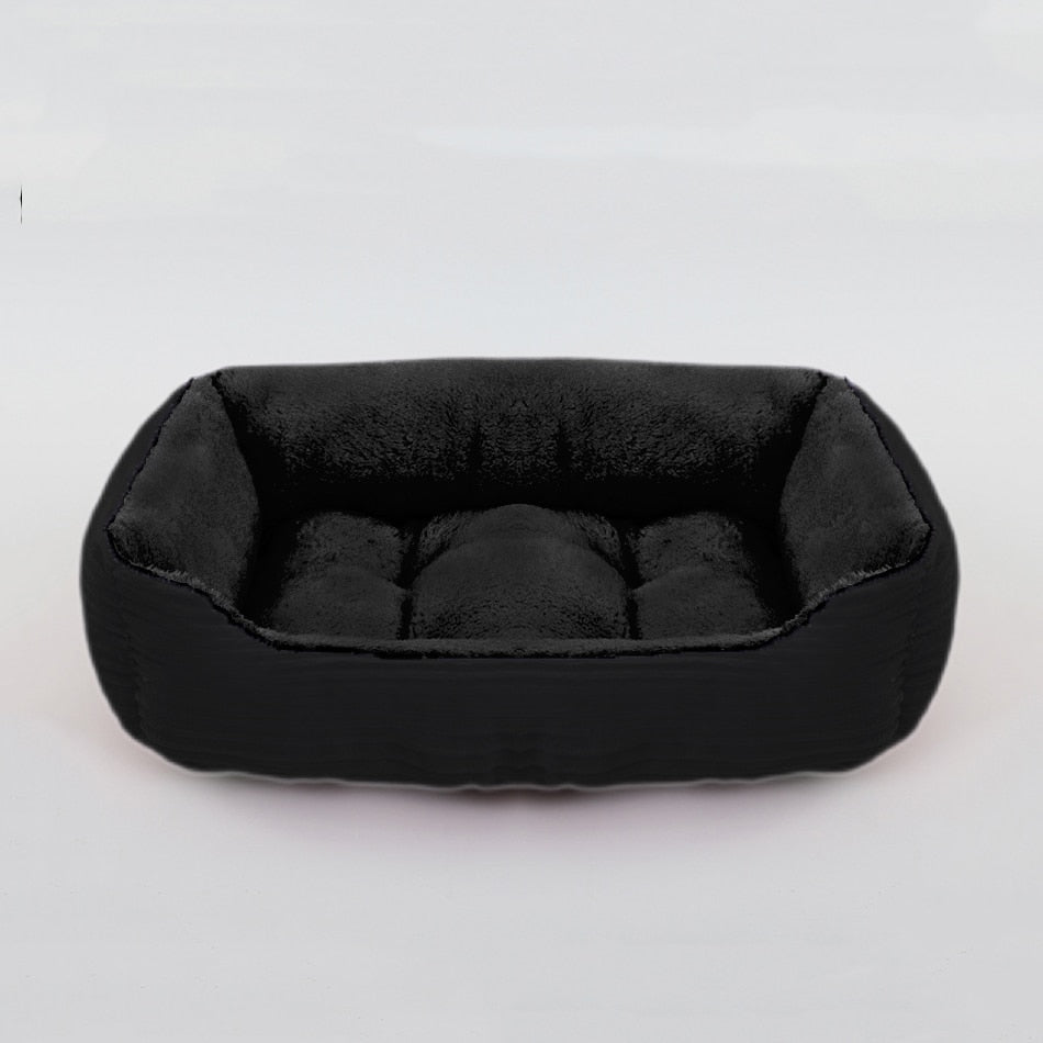 Beds for Dog and Cats Pet Square Plush Kennel