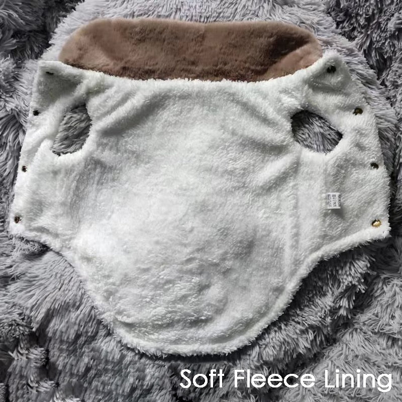 Waterproof Fur Collar Dog Jacket Winter
