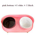 Food Feeders Pet Cat Double Bowls