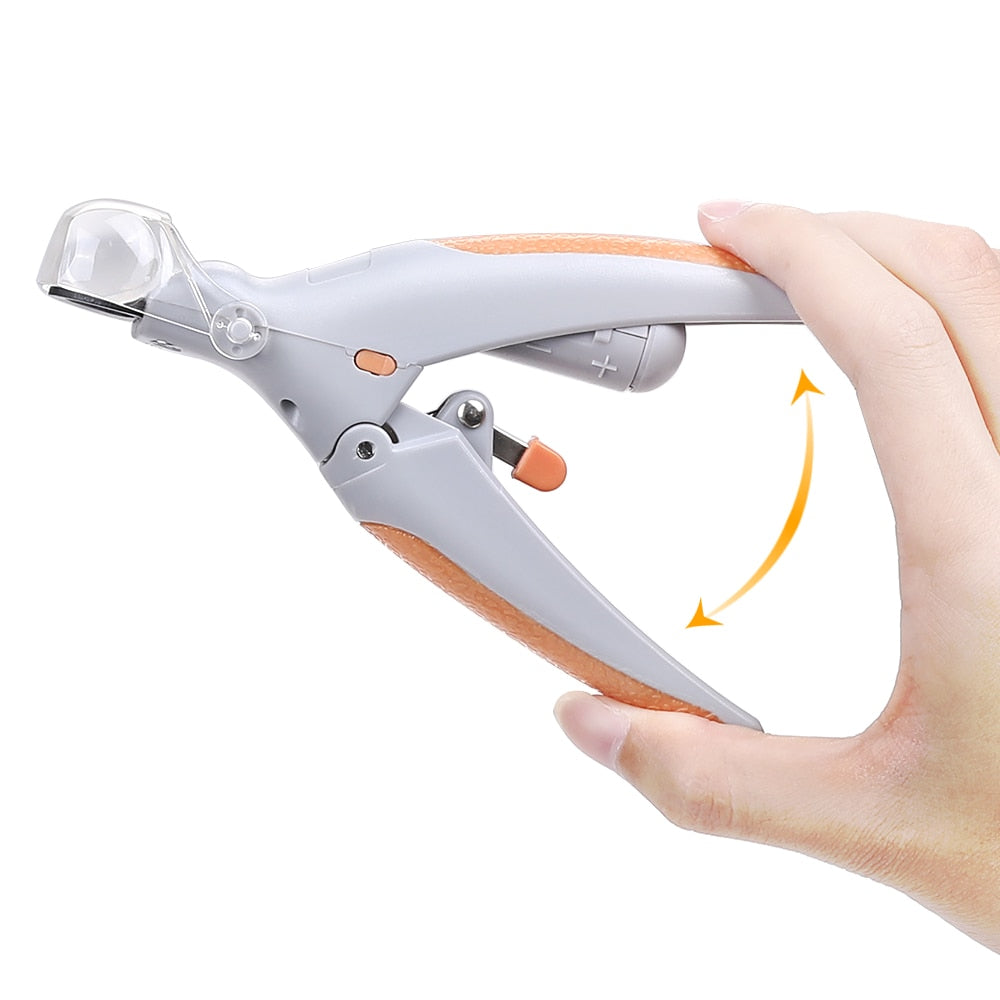 Professional Pet Nail Clipper with LED Light