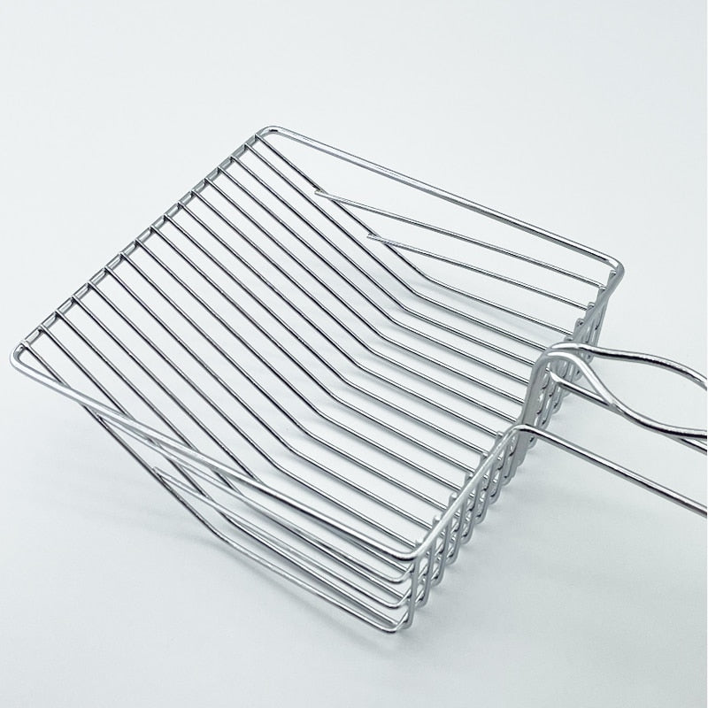 Cat litter shovel large stainless steel metal