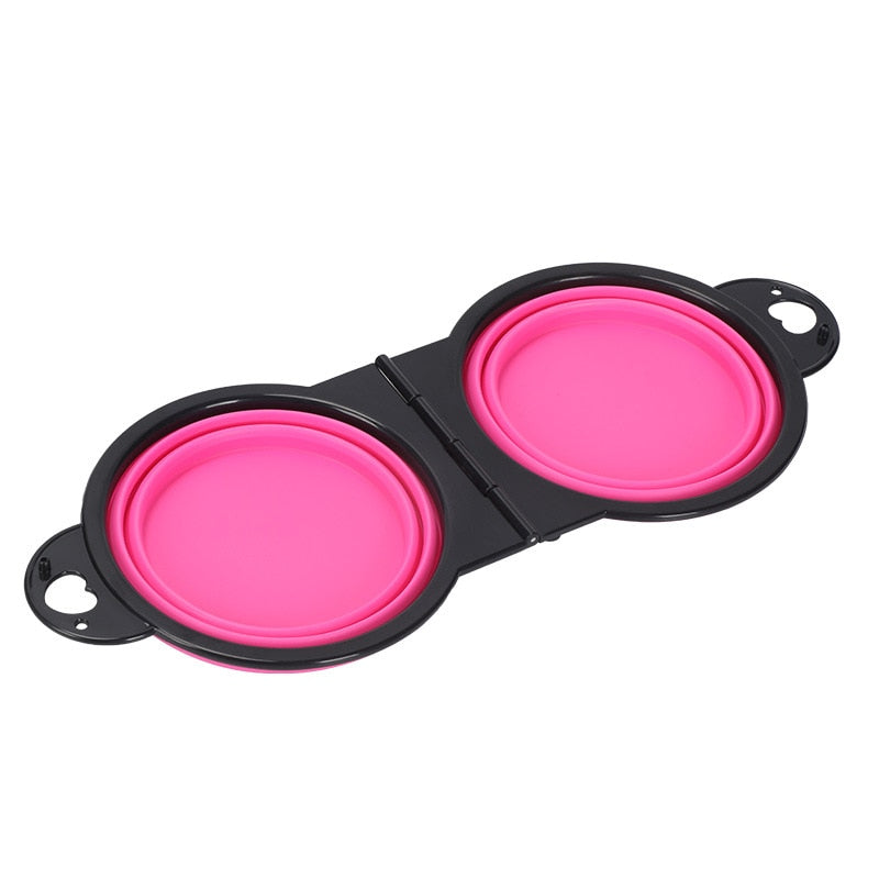 DUAL BOWL FEEDING PORTABLE