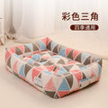 Square lattice Dog beds Detachable washable