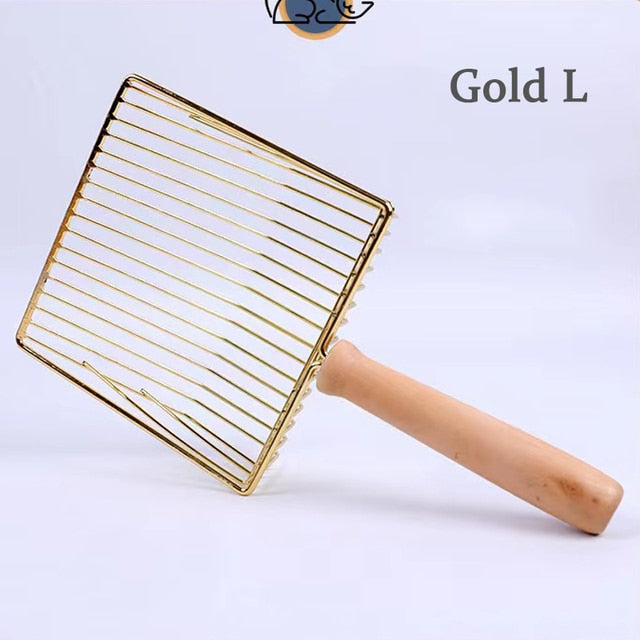 Cat litter shovel large stainless steel metal