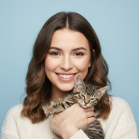 foto dela olhando para a camera ( a moca)