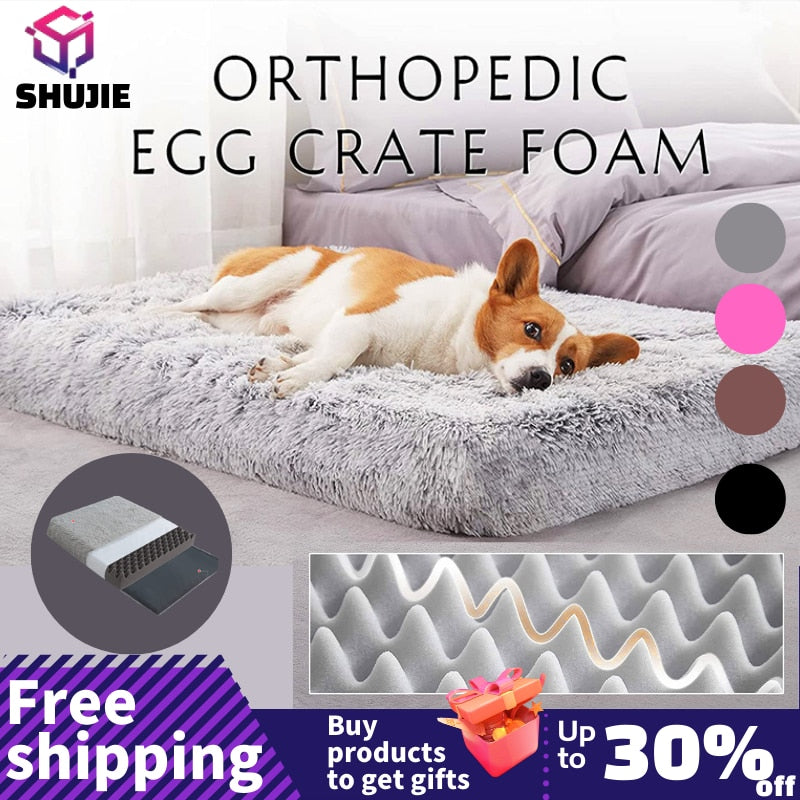 Plush Removable for Cleaning Puppy Cushion Super Soft Claming Beds